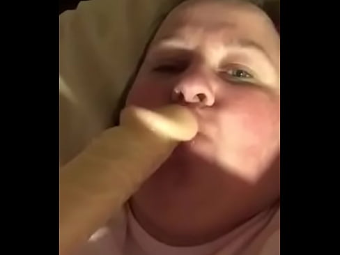 SoLO BBW masturbates orgasm on thick white cock