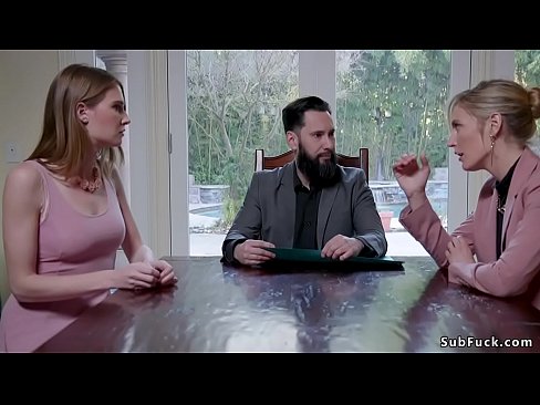Blonde slut Mona Wales and step sister Ashley Lane reading will of their together with lawyer Tommy who later in bondage fucking them  Blonde slut Mona Wales and step sister Ashley Lane reading will of their together with lawyer Tommy who later in bondage fucking them