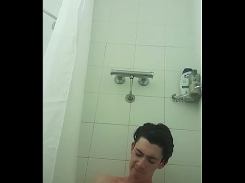 Horny shower masturbation