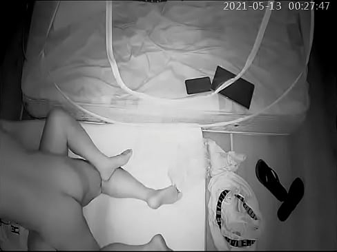 CCTV Wife with Legs Wide Open to a Man