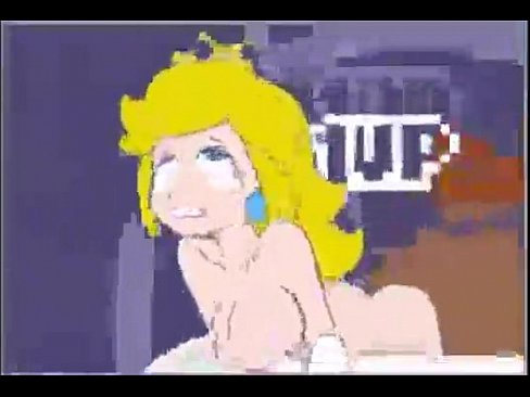 Peach riding Mario's big dick