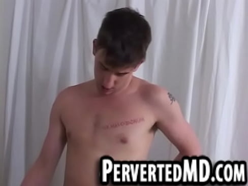 The hot stud doctor blows his patients cock