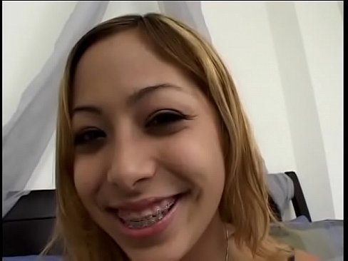 Dude gets road head and coughs cabbage water on the ass of horny blonde latin slut with braces