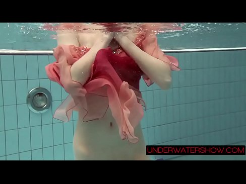 Hot and sensual water pool video by Katya