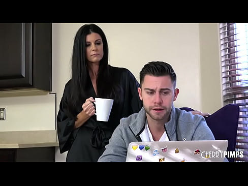 India Summer is all about helping her step son get the job. Since it's at a strip club, she strips for him to see if he can handle nudity. He ends up fucking his step mom instead! Whoops!