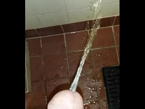Public shower piss