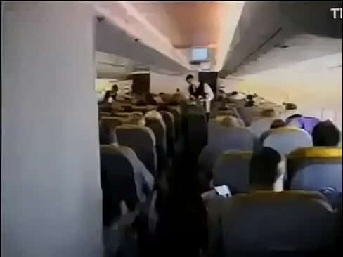 XXX en el avion Con la azafata