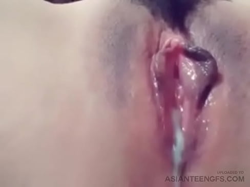 Close-up masturbation with dildo and vibrator, homemade selfie