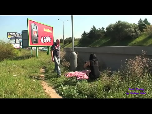Pig likes to fuck on the street with his stepdaughter