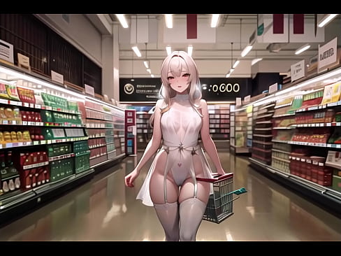 Sex for goods? Hot girls in supermarket (ASMR)