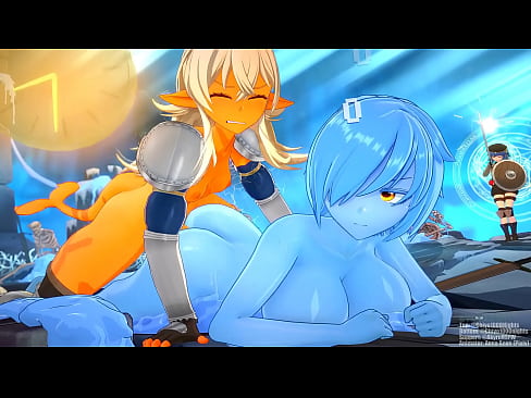 water girl is unimpressed by futa girl