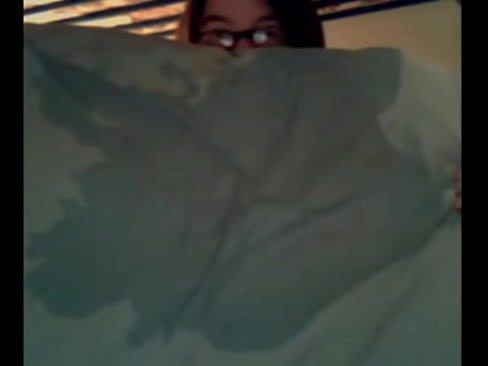 Buzzing Birdz Geek Squirts on her Pillow
