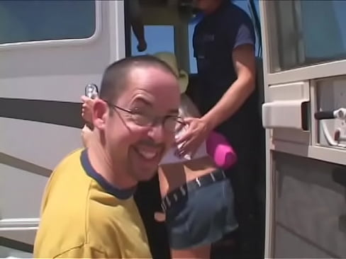 Sluts getting facial after sucking dick and taking cocks in fuck holes in bus
