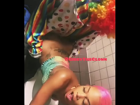 Gibby The Clown bangs Jasamine Banks from the back