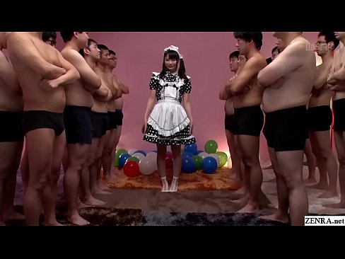 JAV huge gokkun event Airi Natsume naughty maid fellatio with glass Subtitles