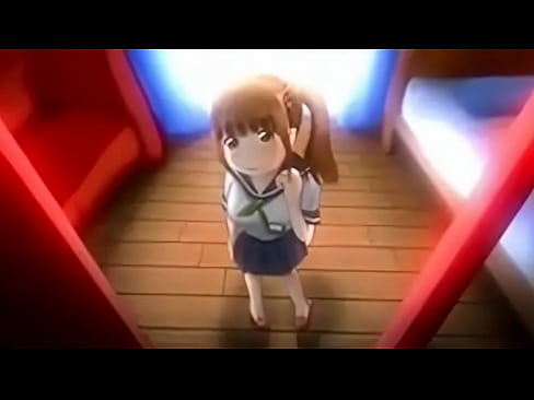 Anime Japanese school girl and teacher