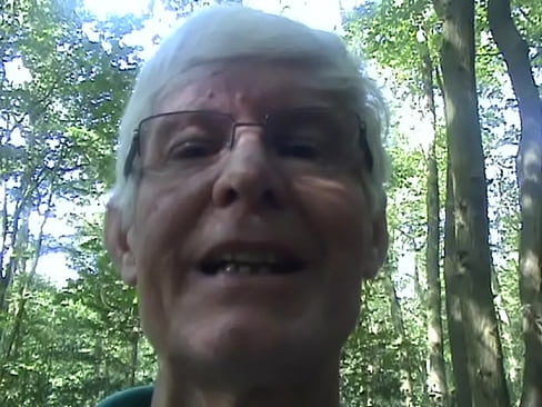 Strip and wank in the woods