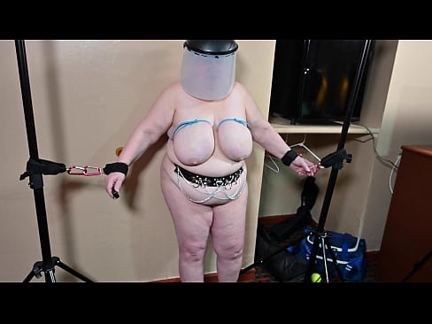 Mature BBW has her tits busted w/SloMo 2020.03.14