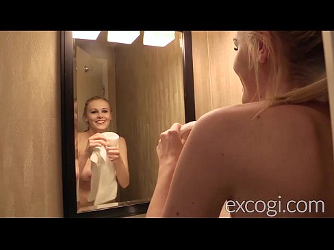 Redhead Beauty Riding For Facial
