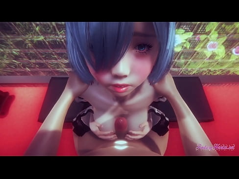 Re Zero Hentai - Rem Boobjob with Point Of View