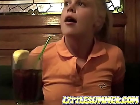 Teen Girl Little Summer getting naughty in public