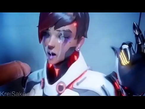 Overwatch Sombra blows Gabriel
