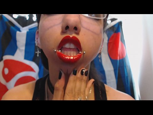 Drooling and Spitting A WHOLE LOT Wearing Lipstick