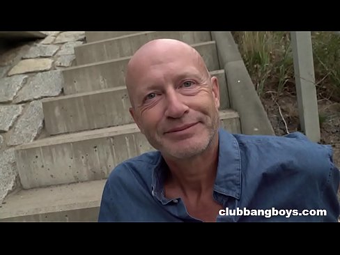 Senior German Sucking on Fresh Meat
