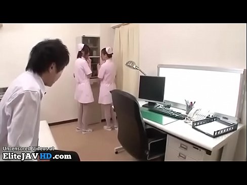 Jav beautiful nurses in uniform having sex with patient