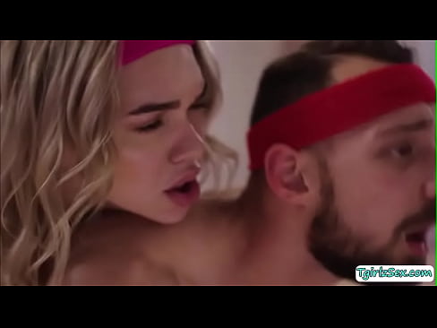 Handsome gay joins busty shemale in dance floor early in the morning.After that,they get so sweat and they start getting naked and start kissing each other.Next is,she lets him suck her shecock and she then fucks his tight ass so hard.