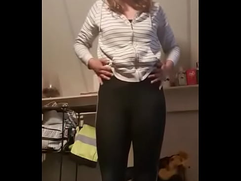 Chubby girl tries to be sexy with an awesome striptease