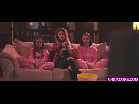 Wet and wild 3some with teen lesbian twins