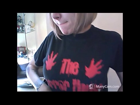 here is my step sister's favorite game: show the breasts to the old perverts during video chat. They pay her and masturbate for her