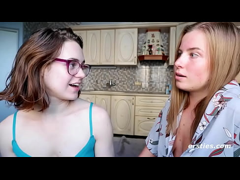 Cute Blonde Experiences Her First Lesbian Filming