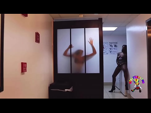 Gibby fucks two ebony pornstars in laundry room