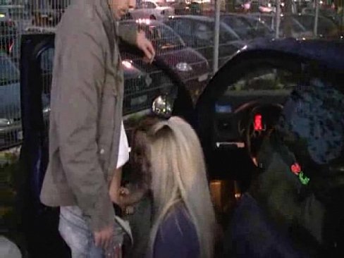 Two girls fucked by a stranger at the parking lot