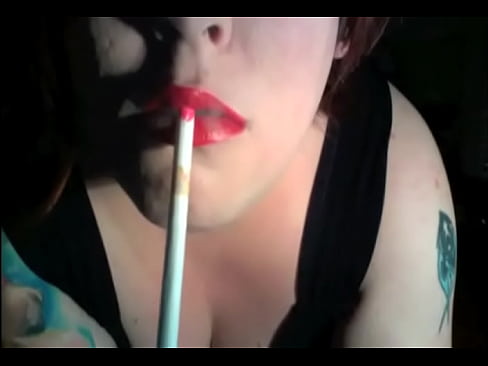 Chubby British Domme Smoking 2 Eve Cigarettes