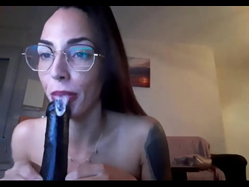 I fill my pussy with cream and I fuck my BBC dildo in my pussy and my ass