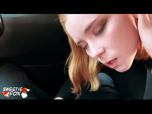 Babe Blowjob Cock and Cum in Mouth in the Car Instead of Paying for the Fare