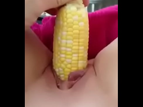 petite pussy eating corn