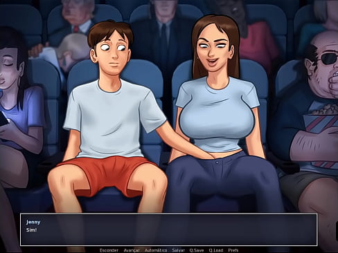 Jogo Porno 2D, SummerTime Saga ep 37 - Tem um Nerdão espiando a Jenny de Biquini  Jogo Porno 2D, SummerTime Saga ep 37 - Tem um Nerdão espiando a Jenny de Biquini