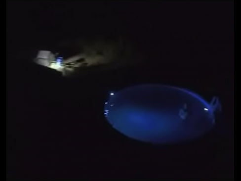 my drone watching me  nude in the pool