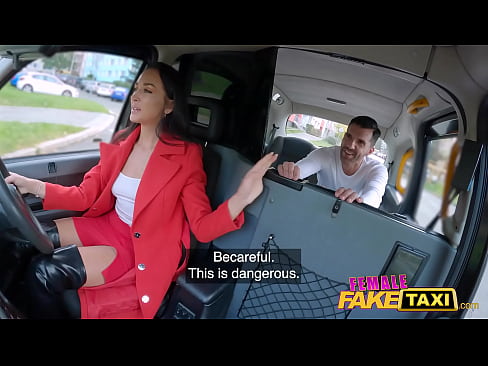 Female Fake Taxi watch this hot babe fuck wearing a sexy red thong