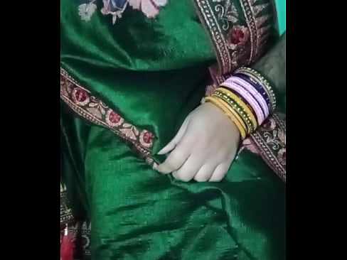 Indian Gay Crossdresser Gaurisissy in Green Saree