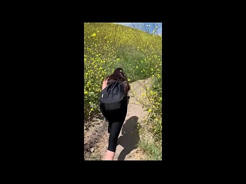 Public Outdoor Sex interrupted! She gets fucked everywhere in Malibu