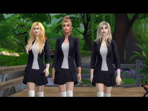 Sims 4 Animation - Girl brings two BBCs to fuck her friend