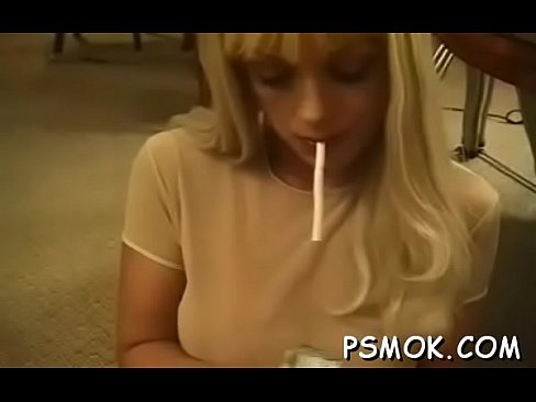 Smoking oral-stimulation session