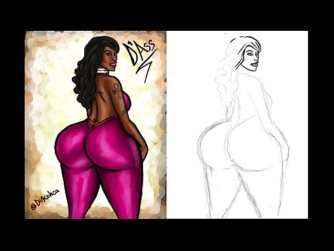 Big ass Ebony Artwork