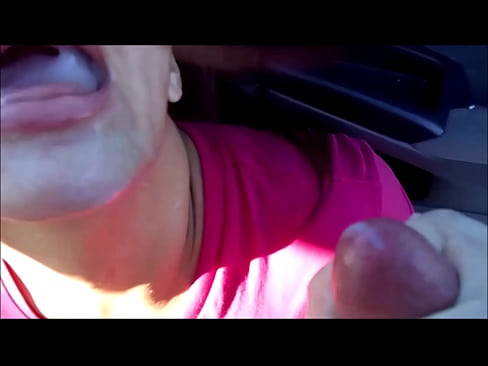Michelle sucking cock on the side of the road and getting a mouthful of nut for ORAL ALL-STARS