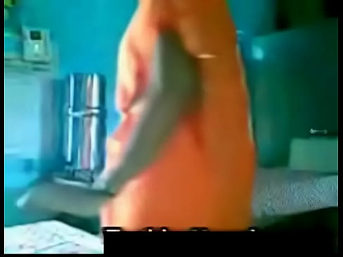 Orange Saree Aunty with  Uncle shafy